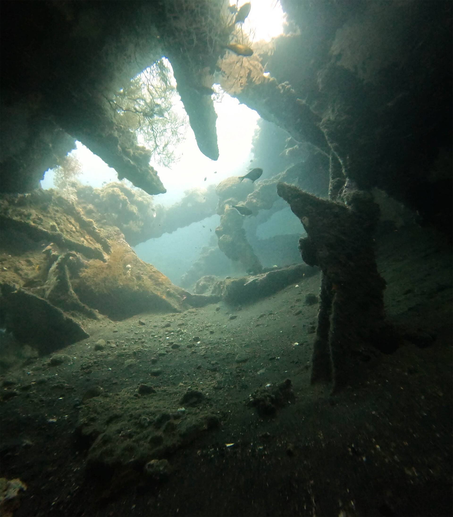 PADI Tec 45 at Bali Diversity opens access to deeper wrecks using advanced technical dive planning and decompression.