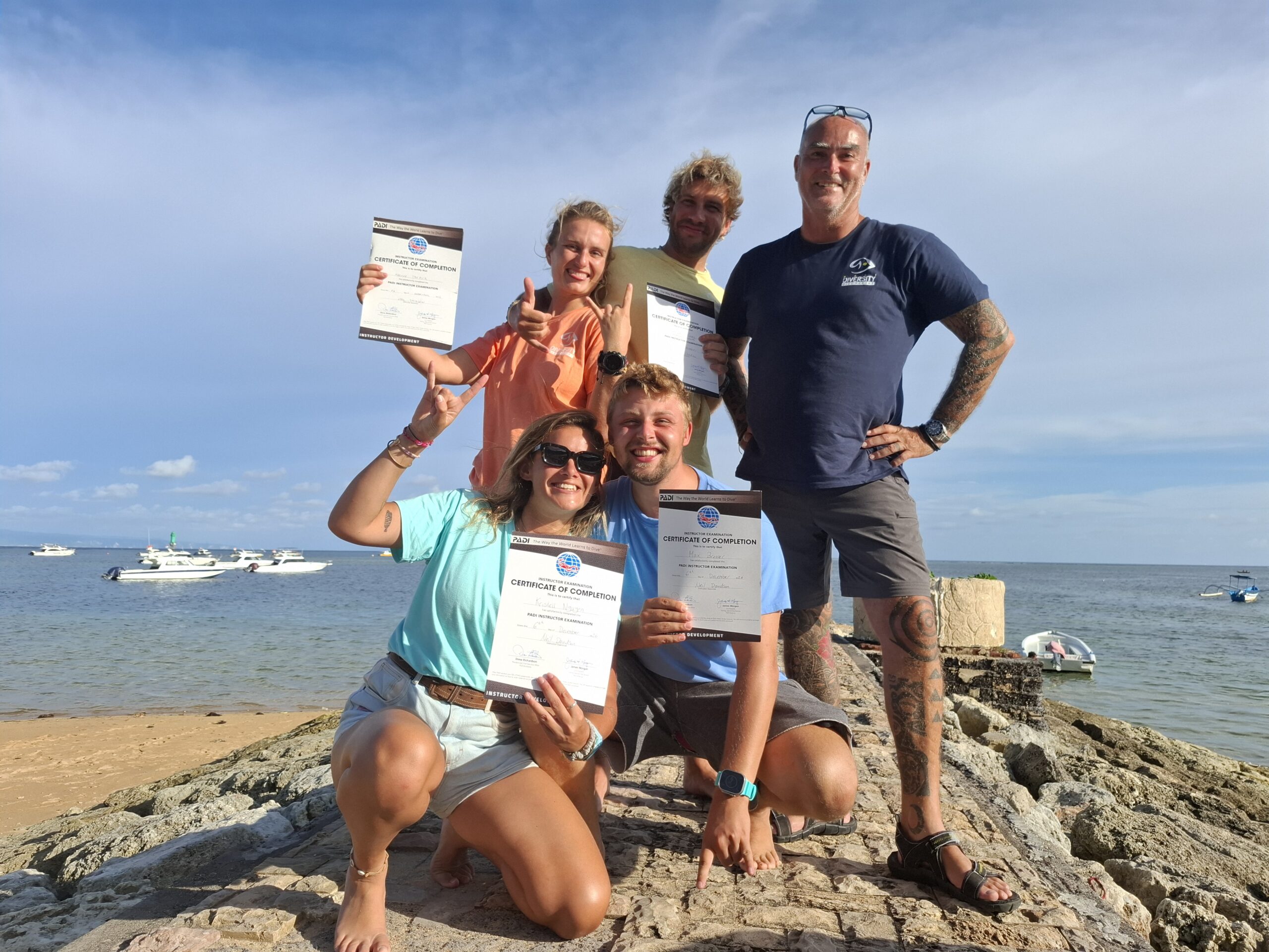 Celebrate your transition from diver to professional with PADI Instructor training at Bali Diversity.