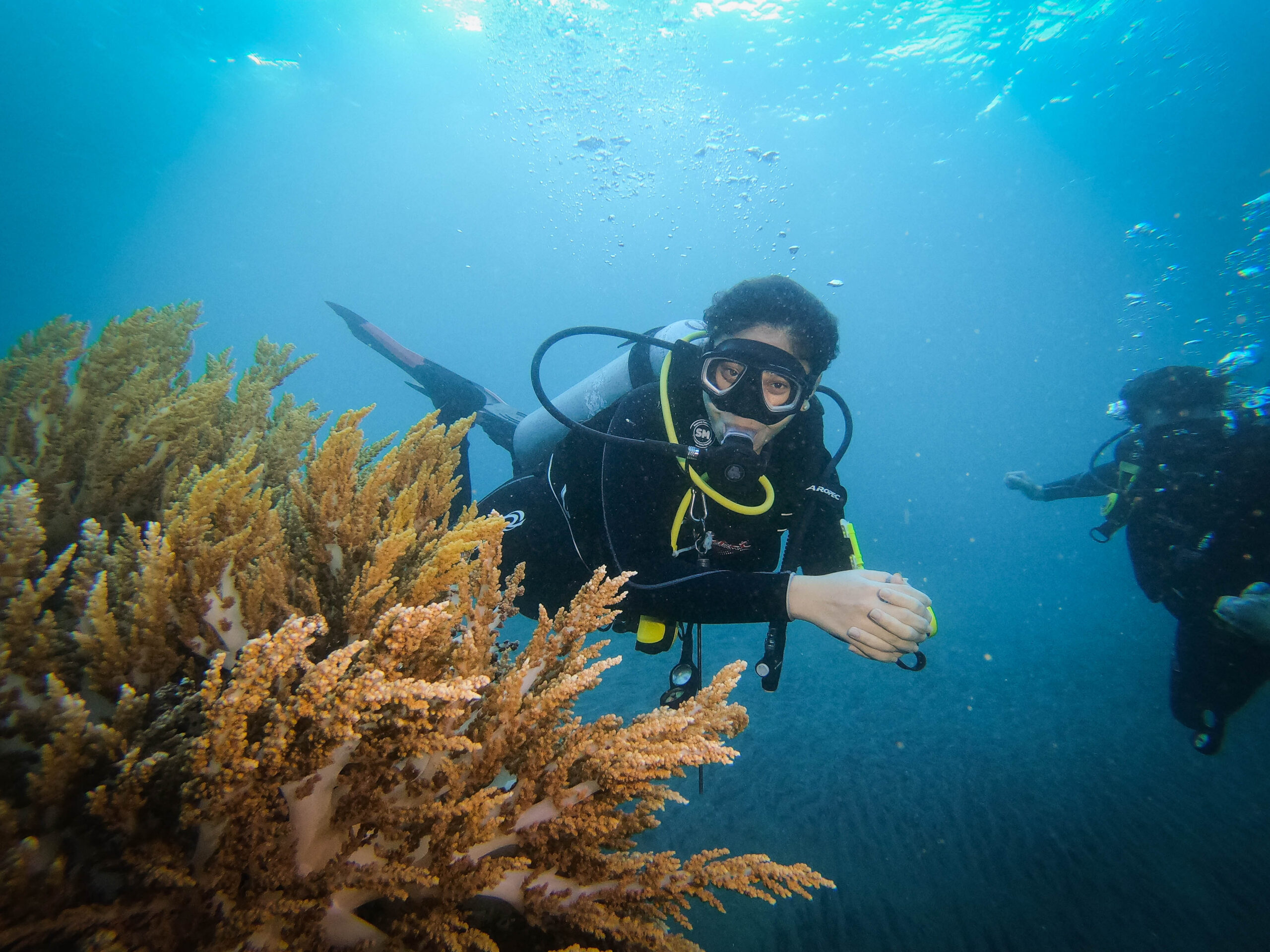 Glide effortlessly, save air, and improve control with the PADI Peak Performance Buoyancy Specialty at Bali Diversity.