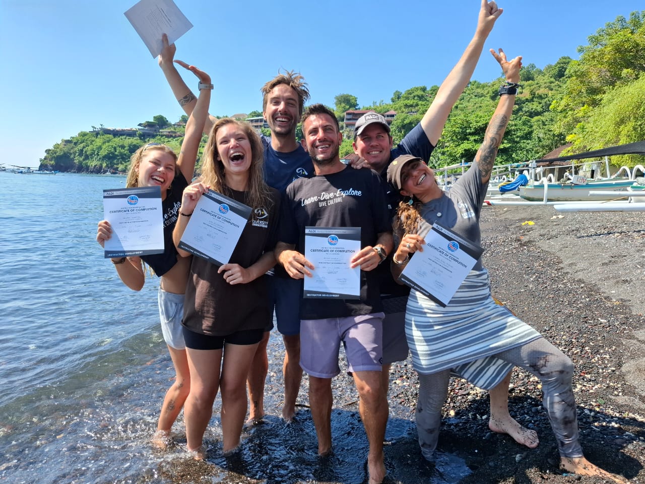 Celebrate your achievement and begin your instructor career after completing the IDC with Bali Diversity in Bali.